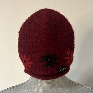 Knit Flower Hurley Beanie